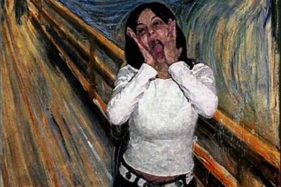 Il tuo viso, sulla tela di un quadro famoso