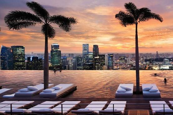 Il resort Marina Bay Sands di Singapore, un transatlantico a 200 metri d'altezza