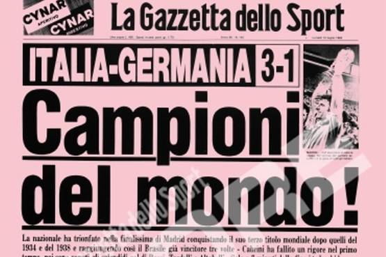 Un giornale storico per celebrare una data importante