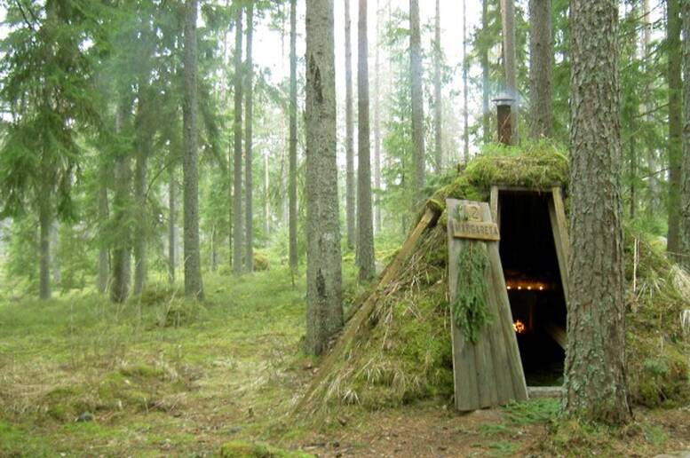 Una notte in un capanna nella foresta, in compagnia del profumo dei boschi svedesi