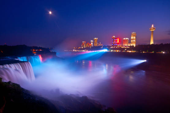 Una notte indimenticabile alle cascate del Niagara