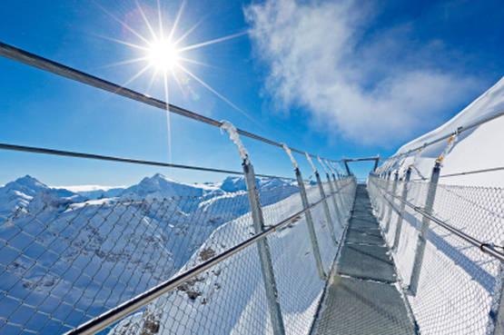 Cammina sull'adrenalina del ponte tibetano