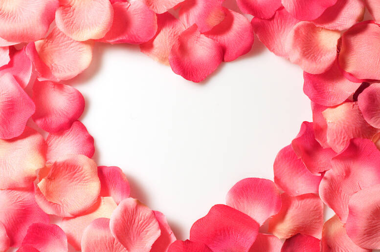 Freschi petali di rosa per il risveglio della tua amata