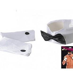 Farfallino e polsini sexy per lui