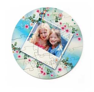 PUZZLE LEGNO CERCHIO MASONITE