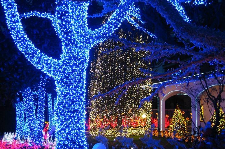 L'atmosfera incredibile della casa di Babbo Natale