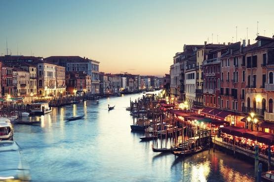 Uno scorcio della romantica Venezia