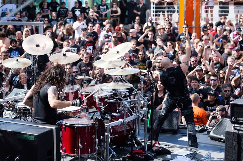 Un'immagine di un concerto in crociera