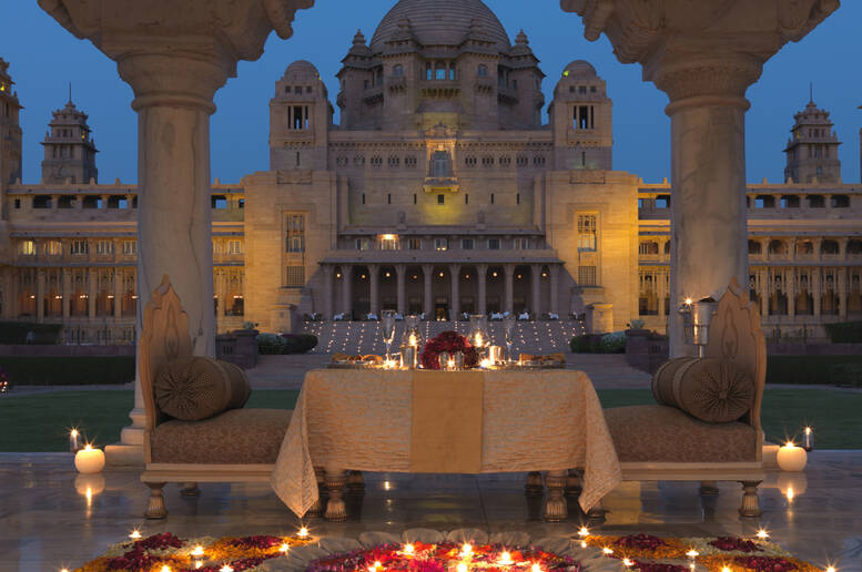 La bellezza diventa albergo: Umaid Bhawan Palace
