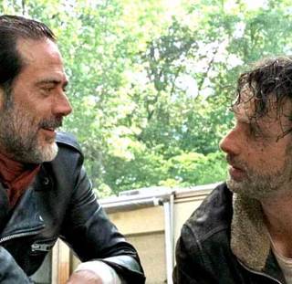 Rick e Negan, maschi-alfa fra gli zombie