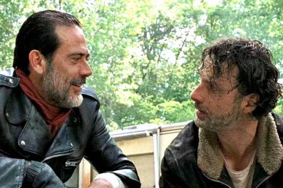Rick e Negan, maschi-alfa fra gli zombie