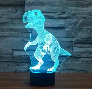Lampada 3D T-Rex